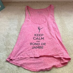 Pink tank top